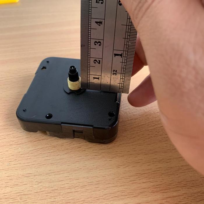 Mesin Jam Dinding Original 12888 Quartz lengkap