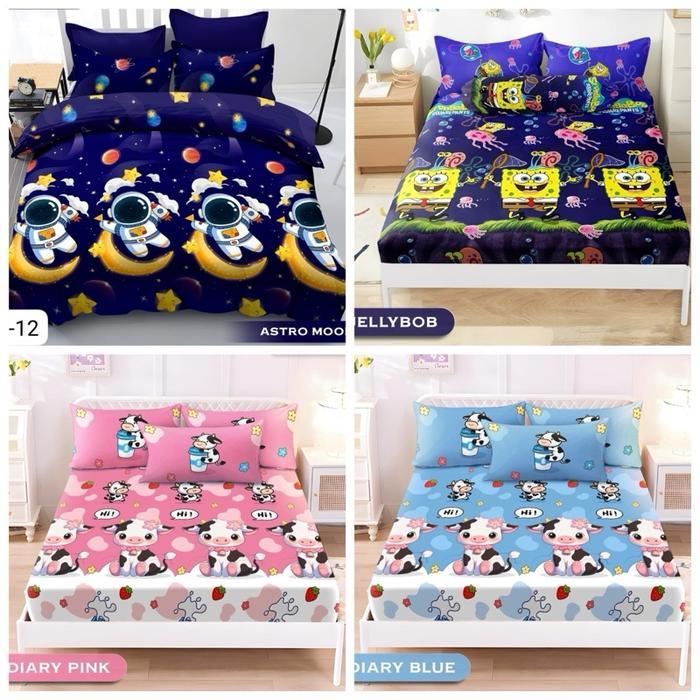 ANAK LUCU TERBARU & TERLARIS sprei karakter anak sprei lucu murah sprei anak perempuan sprei anak