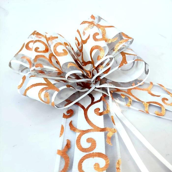 Pita Tarik Dekorasi Hiasan Parcel Pita Kado Natal Kembang Ornamen Natal Christmas Gift Ribbon
