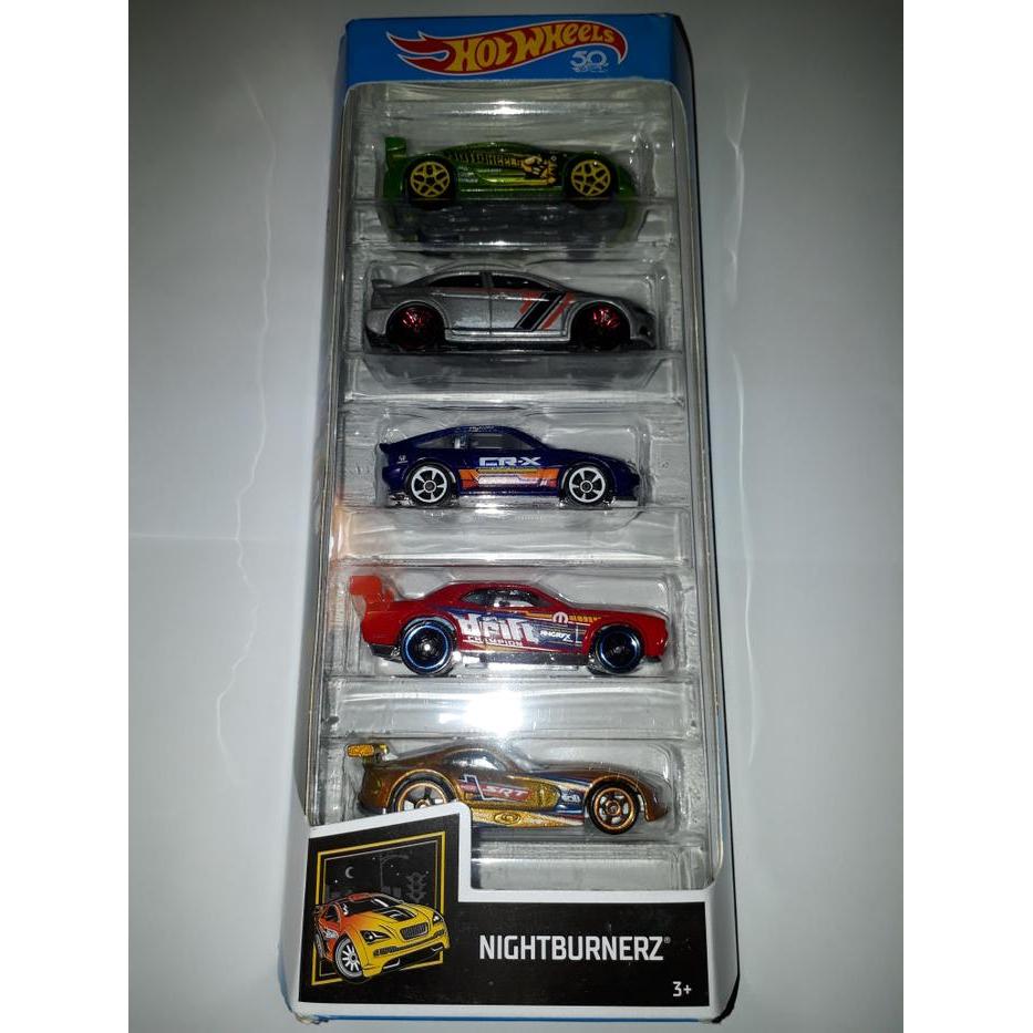Hot Wheels hotwheels giftpack isi 5 - Nightburnerz