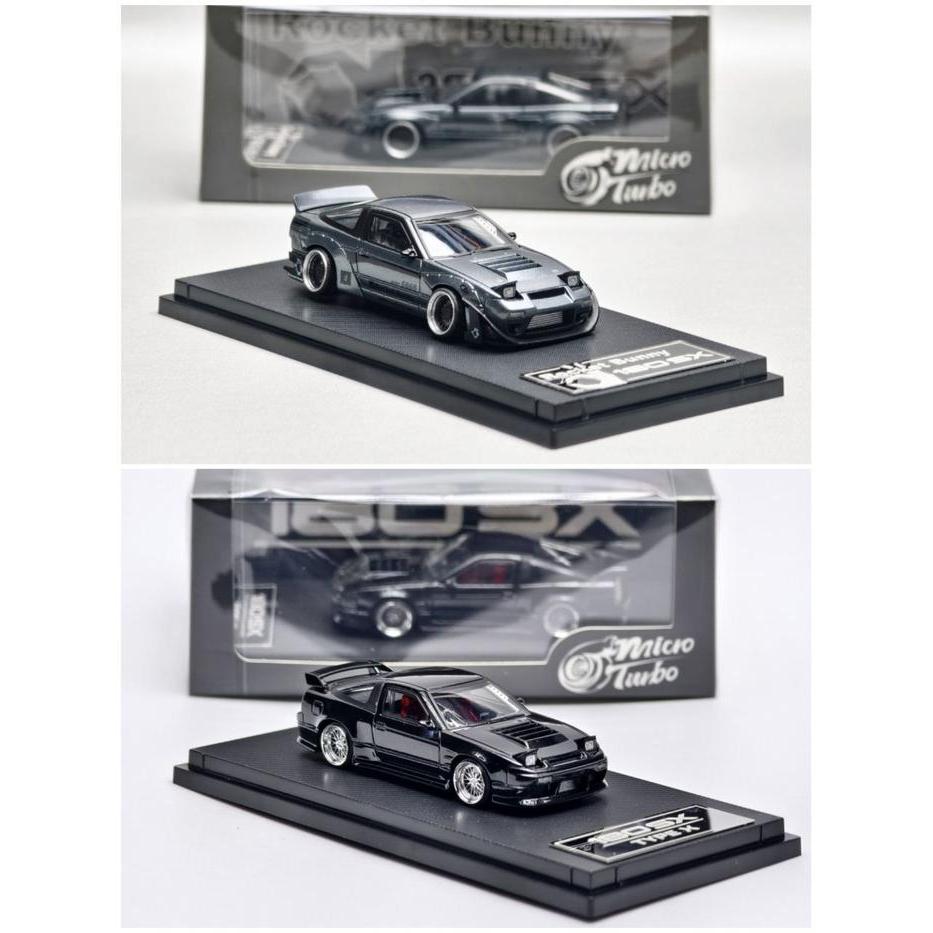 Micro Turbo Nissan 180SX Custom Type X Stance Snap On 6666 Pop Up Headlight Series Limited Edition
