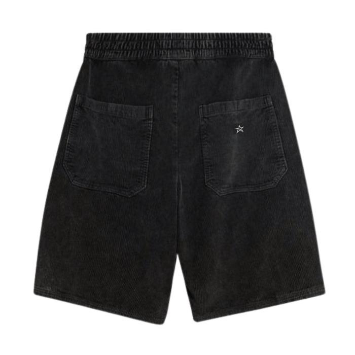 Sai - Ginger Jorts Pants Black Corduroy Carpenter 3/4 Pants