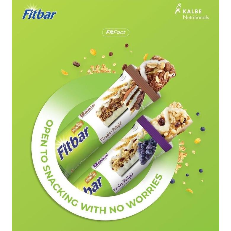 "New" FITBAR Sereal Bar - Cemilan Oat Gandum Instan - Multigrain