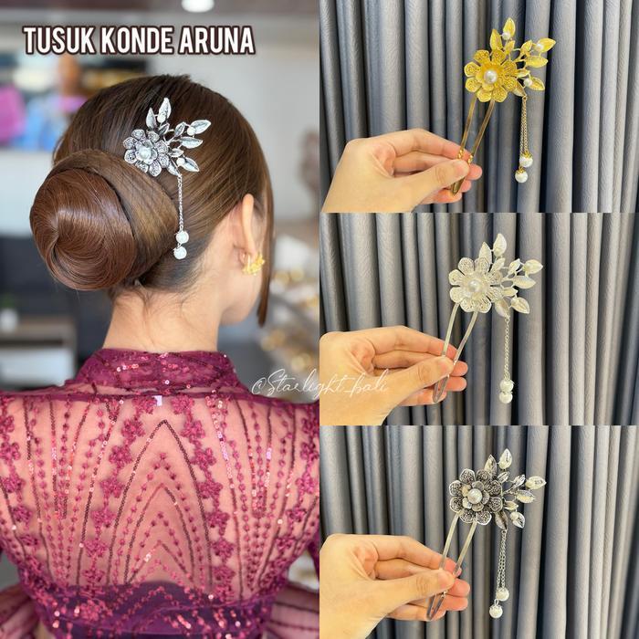 STARLIGHT BALI - Tusuk Konde Aruna / Konde Alpaka / Aksesoris Sanggul