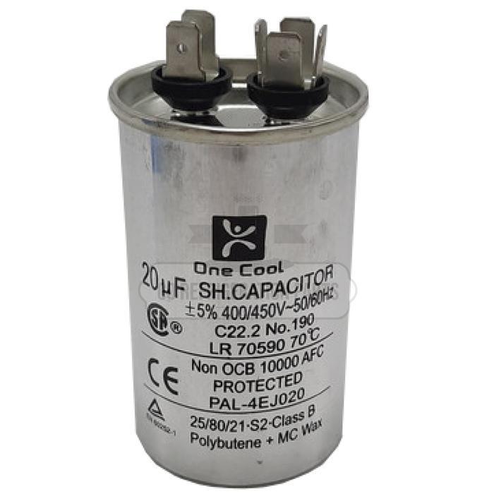 KAPASITOR AC 20 UF 400/450V ONE COOL