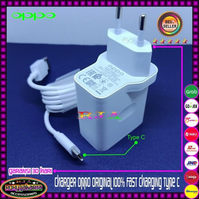 Charger Oppo A52 A54 A92 Original Fast Charging Type C