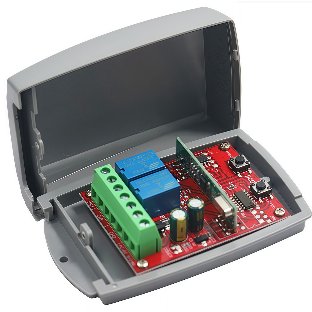 Universal 433MHz RF Remote Control Receiver Automatic 2-Channel Wireless Garage/Gate Door 433.92Mhz