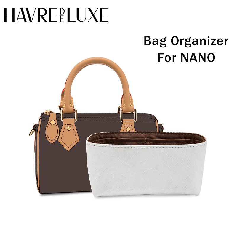 HAVREDELUXE Bag Organizer For Lv New Nano Speedy Bag Ultra-light Liner Bag Storage Bag Middle Bag