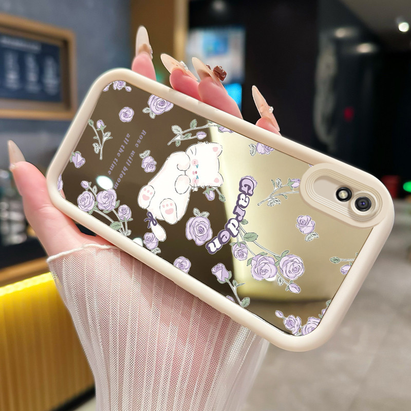 Casing Hp untuk Xiaomi Redmi 9A 9I Case Casing HP Softcase ponsel silikon Kasing lembut anti Cermin 