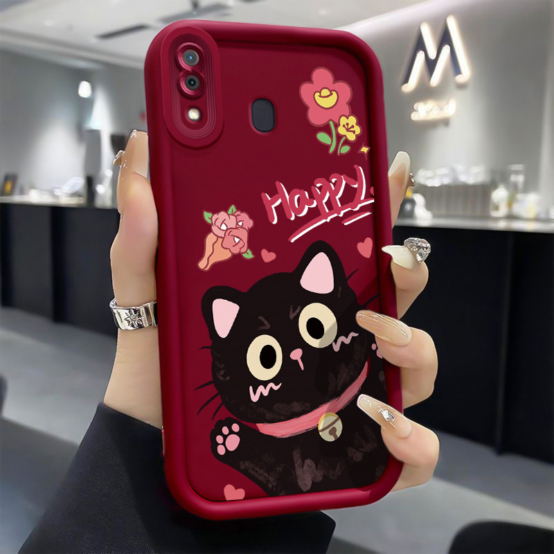 Casing Hp untuk Samsung Galaxy A20 A20s A30 A21s M10s Case pelindung menyeluruh casing pola Cute cal