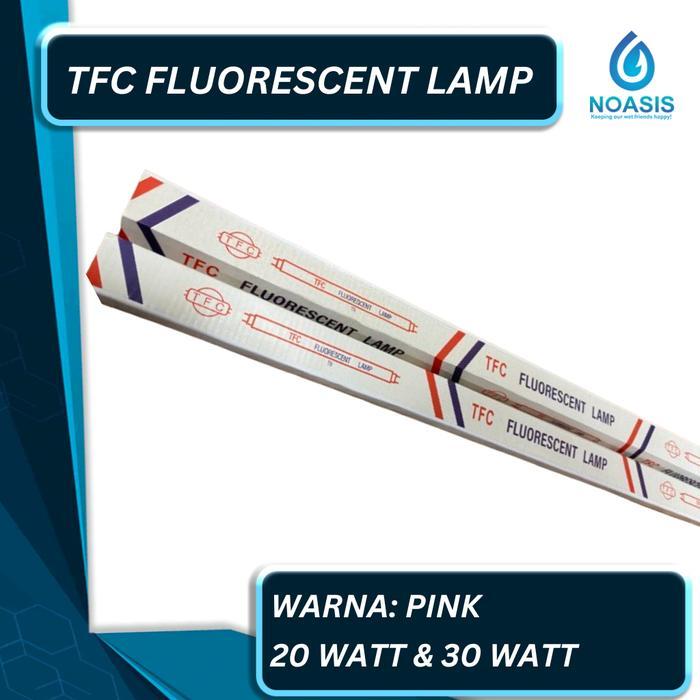 Lampu Tanning Ikan Arowana TFC Fluorescent Lamp 20 30 Watt Pink TFC Merah Muda