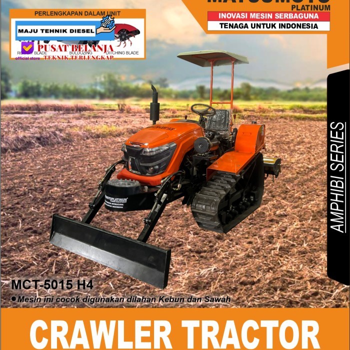 Traktor Amfibi +  Excavator / Crawler Tractor MATSUMOTO MCT 5015 H4 Tanpa Bucket Excavator