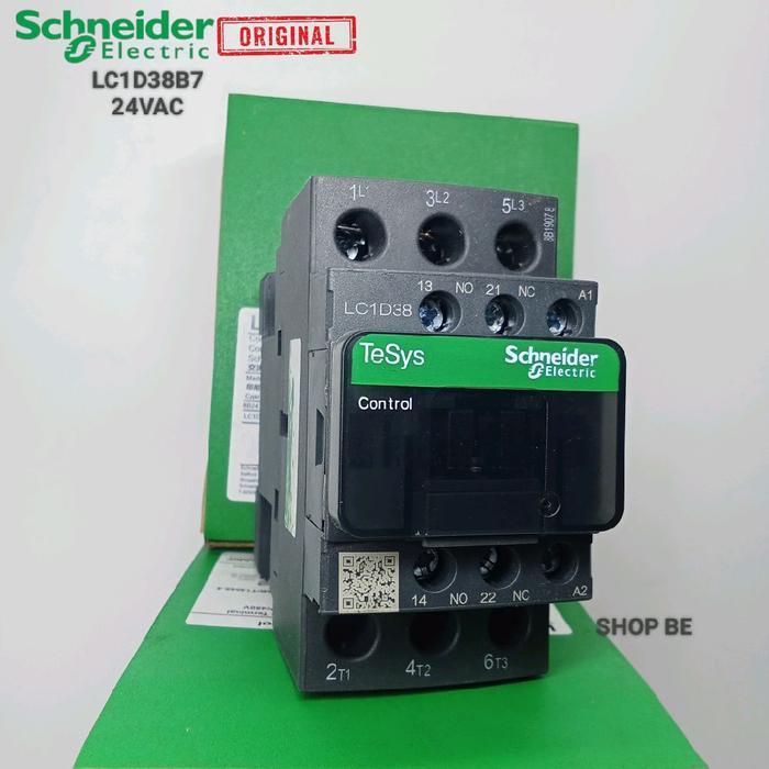 Kontaktor Contactor Schneider Lc1D38B7 Lc1D38 B7 24Vac 38A 3P Original Murah