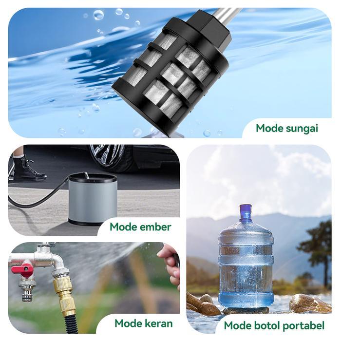 Isku Jet Cleaner Mesin Cuci Mobil Alat Cuci Motor Penyemprot Portabel Listrik Alat Pencuci Mobil