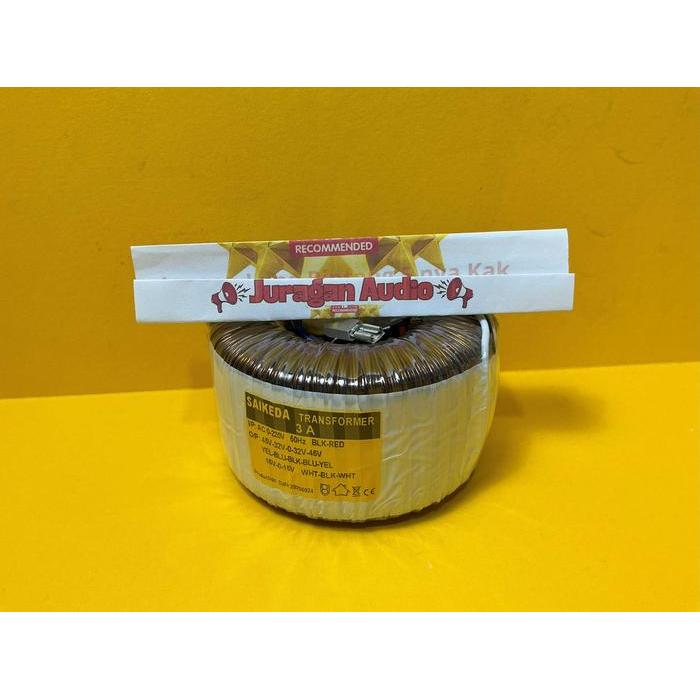 Trafo Toroid Toroidal 3A High Quality Ct 32 V - 45 V Dengan Inti Keren Core In Hitam