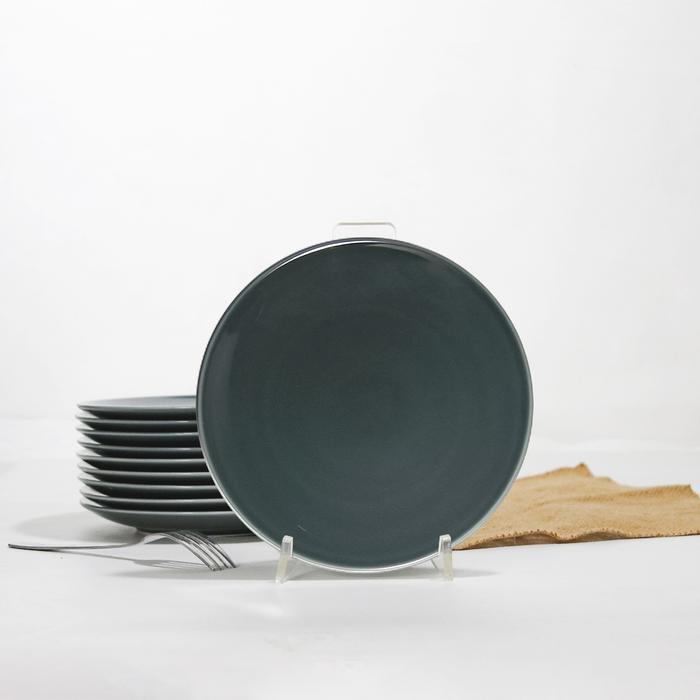 Piring Keramik Kecil 18CM (1PCS) Polos By Indo Keramik / Piring Saji Kecil / Piring Kue Keramik /