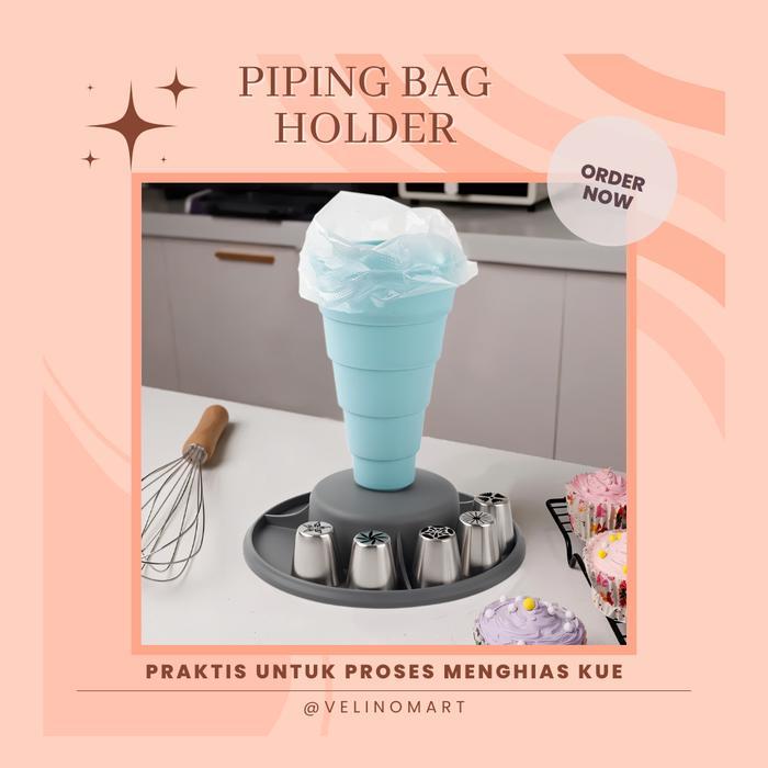 Corong Piping Bag / Penyangga Kantong Piping Bag / Corong Piping Bag Pengisi Adonan