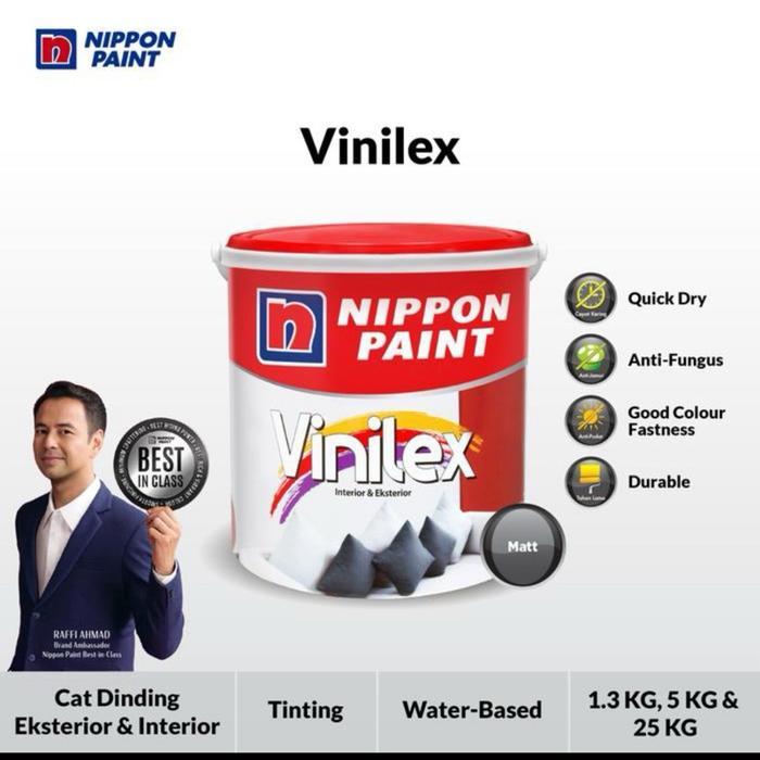 Cat tembok interior oplos vinilex 5 kg NP243 Lily white