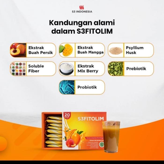 S3Fitolim S3 Fitolim Detox Isi 20 Sachet Bpom