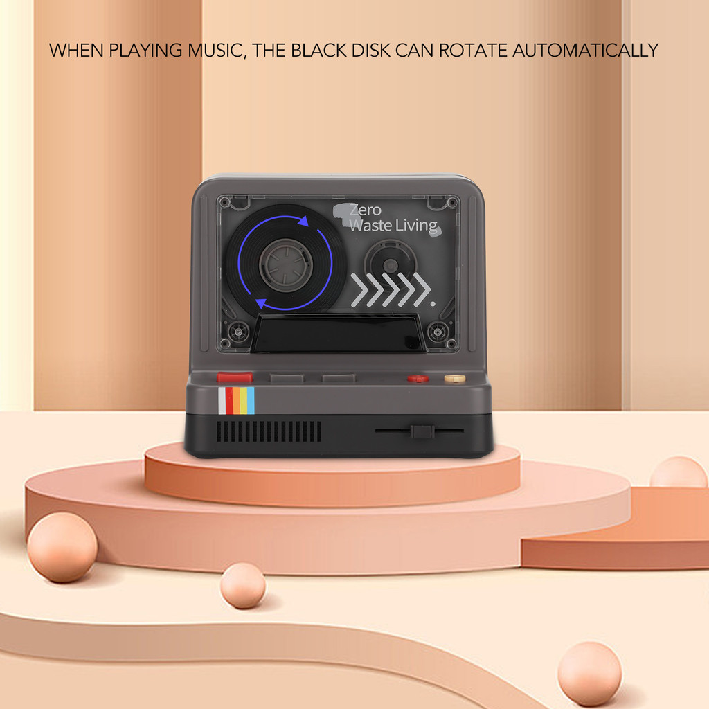Music Tape Player Bluetooth Cassette Player Portable Stereo Tape Retro Bluetooth Speaker Supports