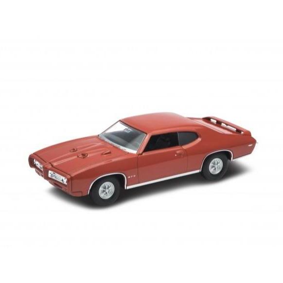 WELLY NEX 1969 PONTIAC GTO Diecast Miniatur Mobil 1:36 Mainan Anak