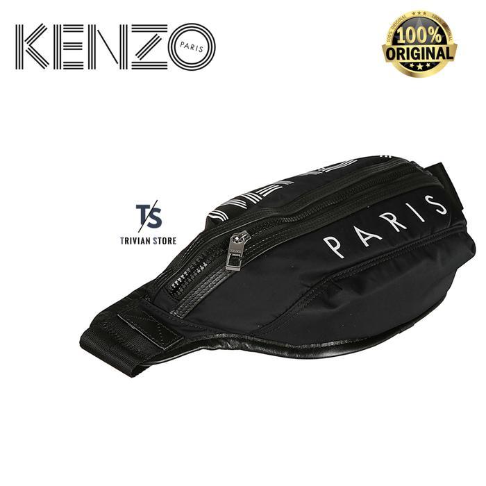 Sale Kenzo'S Men Waistbag Belt Bag Logo Paris Original