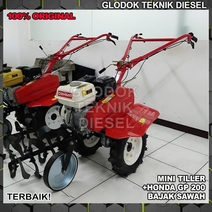Mesin Traktor Mini Cultivator HONDA OSHIMA ZC100T KB500T / Mesin Bajak Sawah Basah Kering - Tiller C