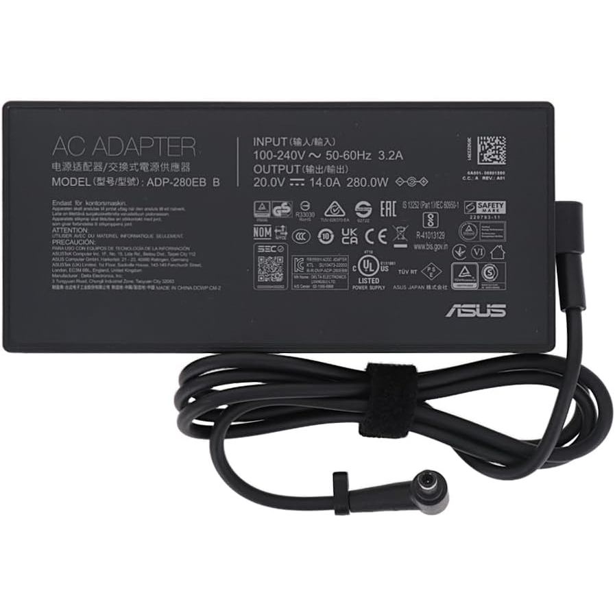280W AC Charger for ASUS ROG Strix Scar 15 17 G532 G732 G732LWS Strix G15 G17 G513R G713R ASUS ROG