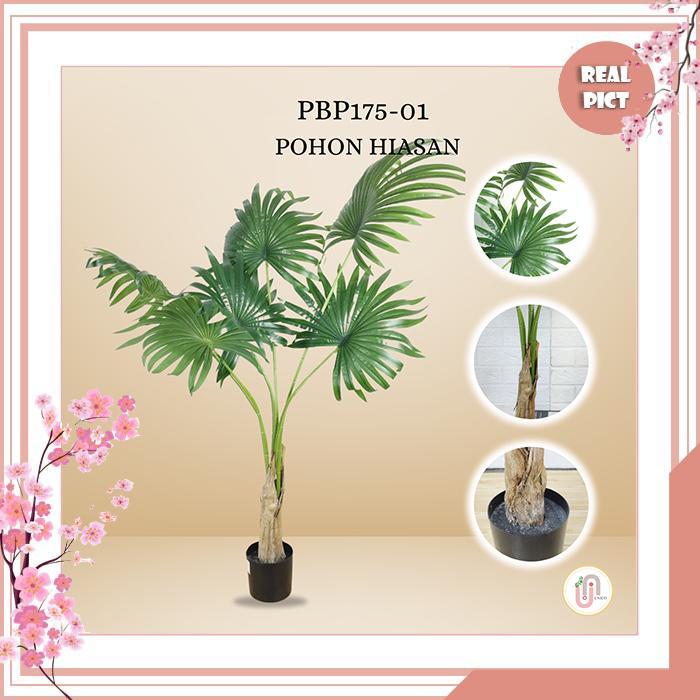 UNICO / COD / Tanaman Pohon Hias Import Dekorasi Ruangan / Pohon Palem Hias Plastik Pohon Tinggi 1.2