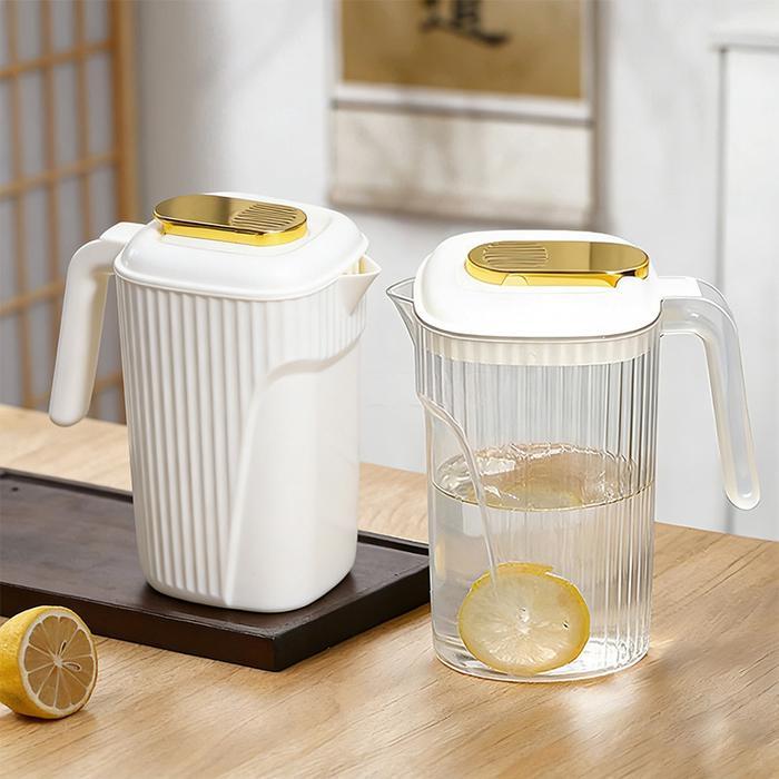 EGLUX Teko Air Minum 2.2L Teko Air Kulkas Besar Plastik Transparan Aesthetic