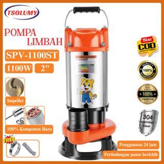 Tsolumy Pompa Celup Air Kotor Spv 1100St Pompa Celup Limbah Pompa Celup Air Kotor Pompa Celup Sawah