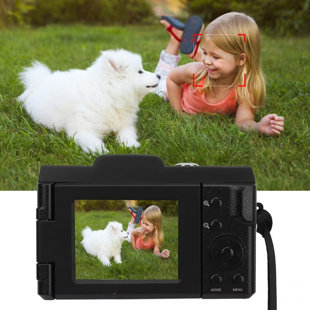 Digital Video Camera Full HD 1080P 16MP Recorder with Wide Angle Lens Accessories HD 1080P 16MP With