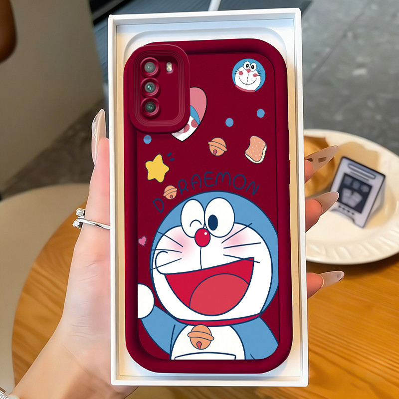 Casing Hp untuk POCO M3 Case Kucing kartun Kasing silikon Cesing bagus karet Softcase Kesing