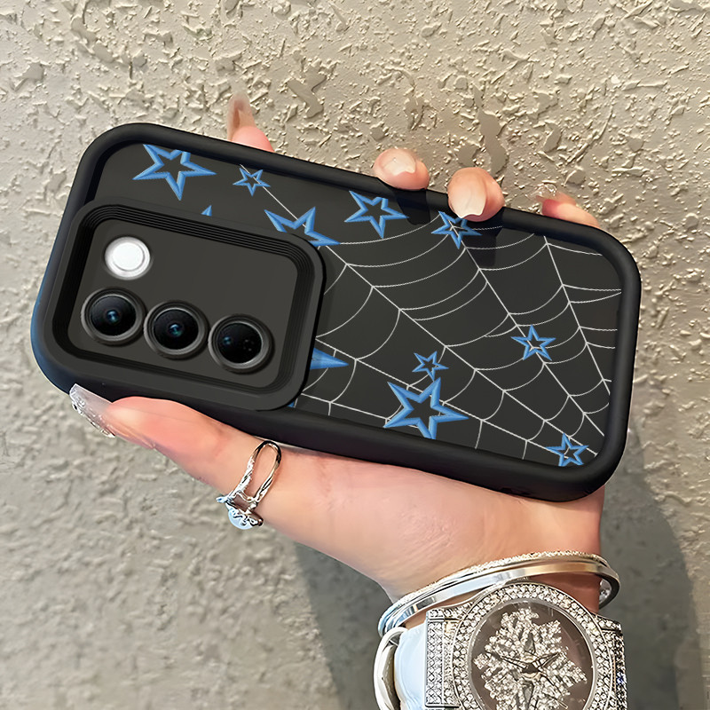 Casing Hp VIVO V27 5G VIVO V27 Pro 5G S16 Pro 5G VIVO V27E 5G S16E 5G T2 4G Case Jaring laba-laba bi
