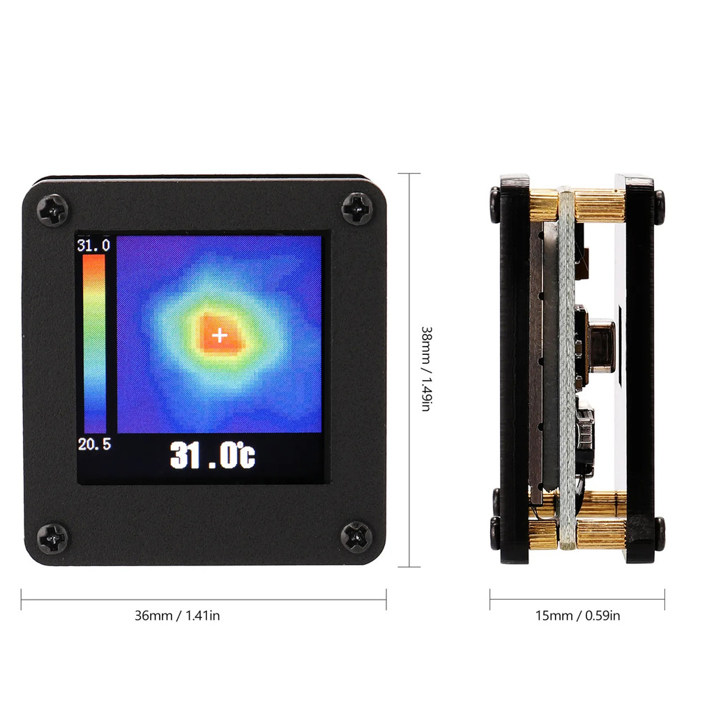 8x8 Infrared Thermal Imager with Housing Portable Infrared Thermal Sensor 7M Detection Distance for