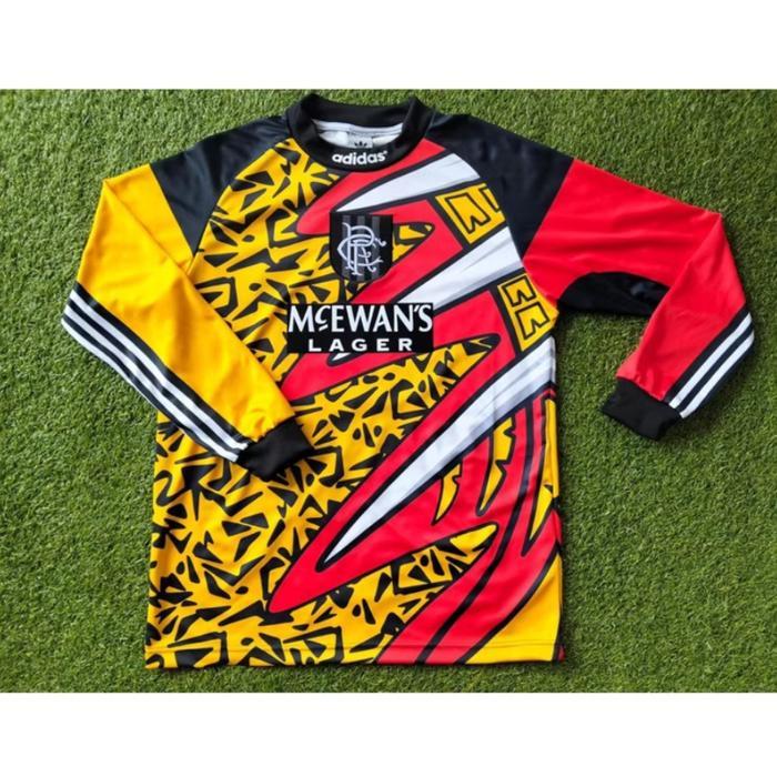 Premium Jersey Retro Glasgow Rangers GK 1994 Longsleeve Blokecore