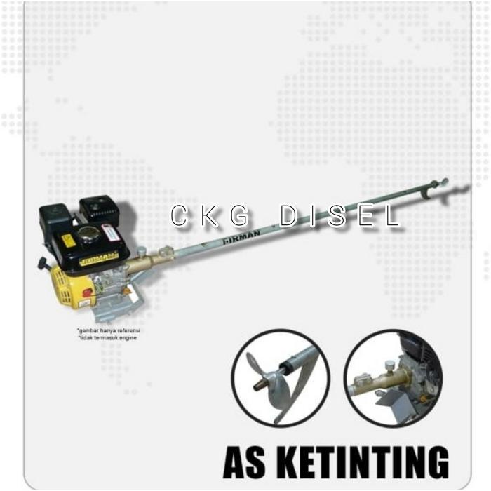 As Ketinting Kapal Nelayan Firman + Mesin Penggerak GX 200