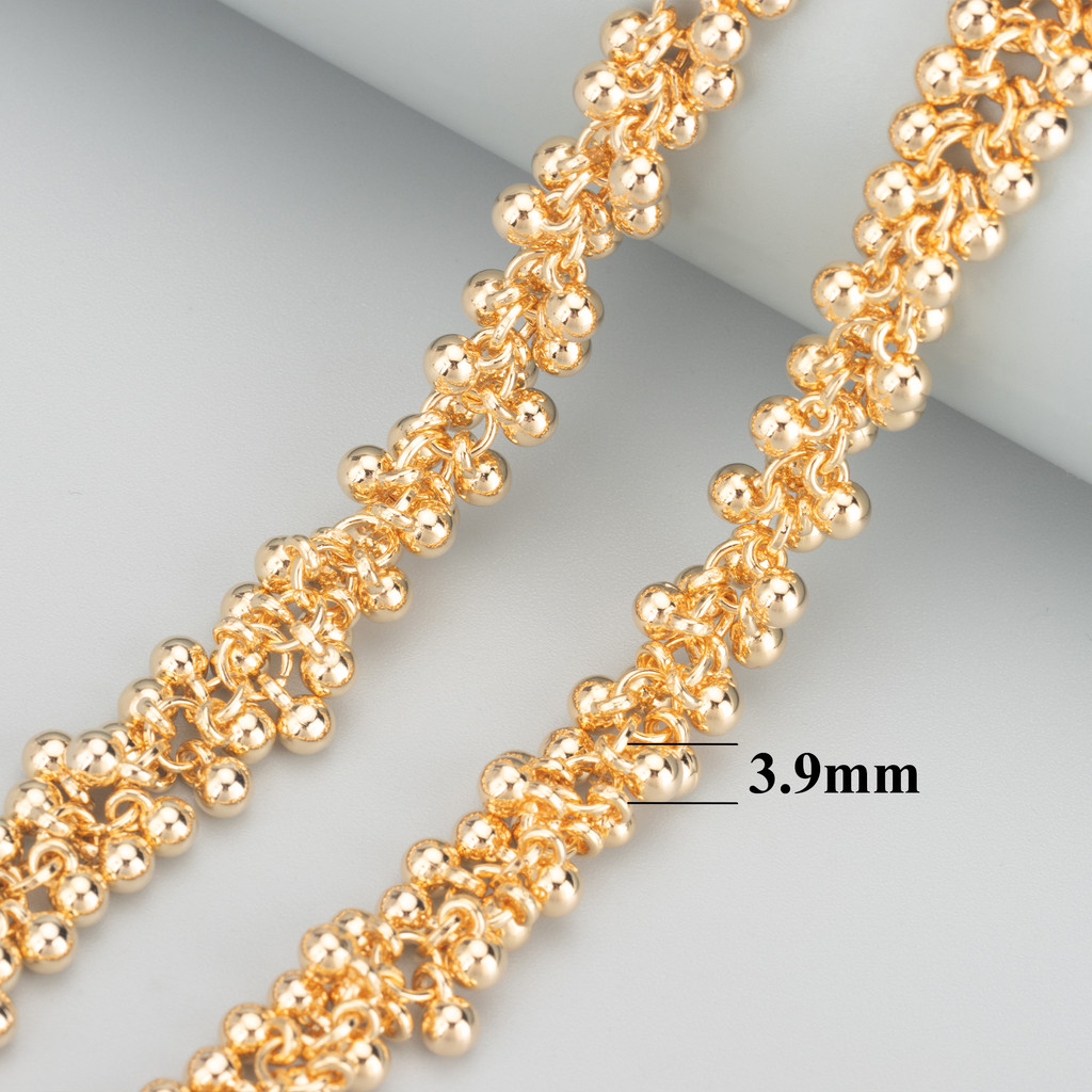 GUFEATHER C87,jewelry accessories,18k gold plated,diy chain,CCB plastic,charms,diy bracelet