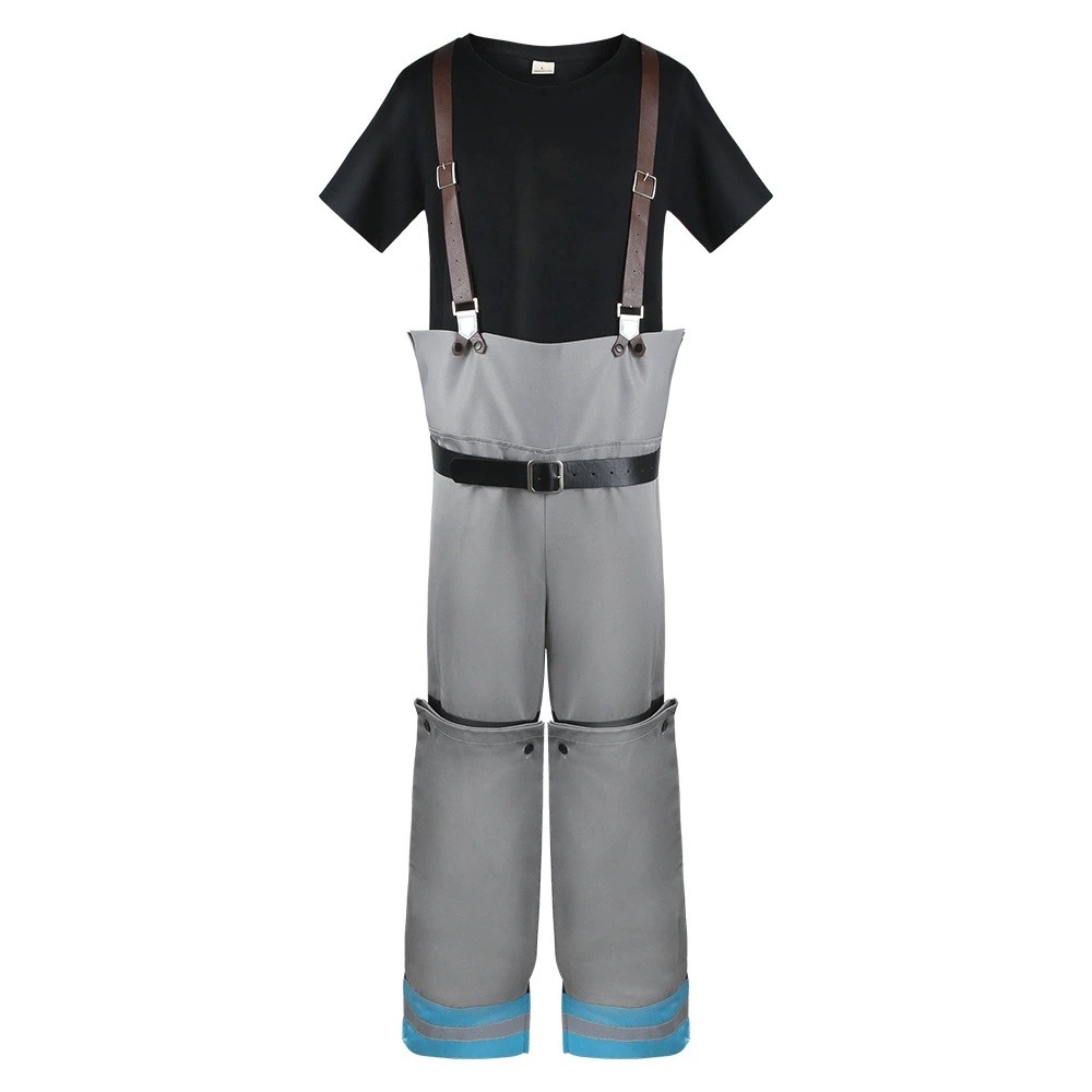 ANIME MANGA FIRE FORCE SHINRA KUSAKABE MAKI OZE COSPLAY COSTUME FIREFIGHTER UNIFORM SUIT WOMAN COAT