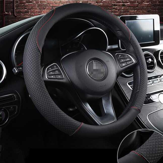 Cover Setir Mobil PU Leather 38 CM