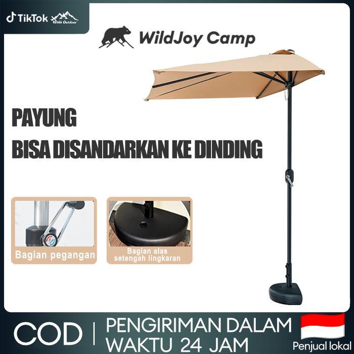 WildJoy Camp Payung Tenda Lipat Payung Di Dinding Payung Gantung/Taman/Cafe/Pantai Payung Teduh