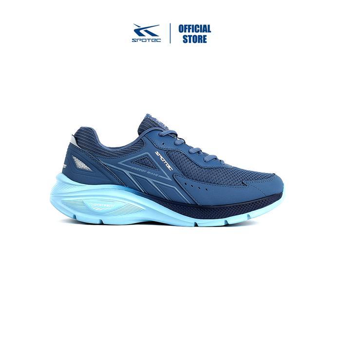 Spotec Running Sepatu Lari Pria Wanita - Biru Muda Biru Muda