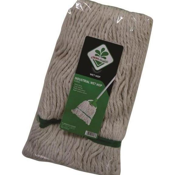 REFILL PEL LANTAI INDUSTRI WET MOP JEPIT COTTON 220076 CLEANMATIC