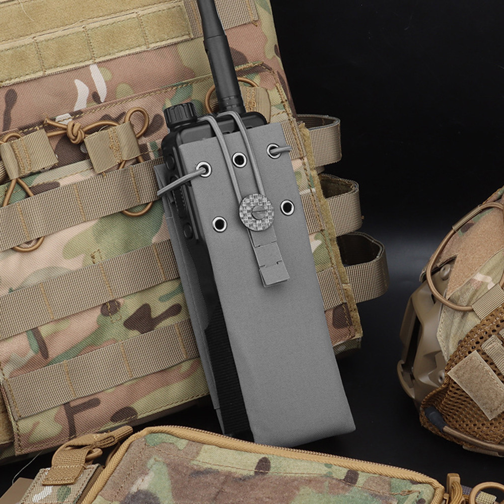 Removable Shockproof Ring Walkie Talkie Bag Universal Radio Pouch Waist Molle Bag Holder for MPU5 AN