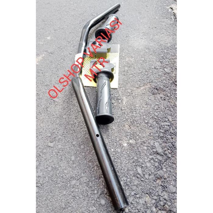 (3IN1) PAKETAN STANG RZR SET RAISER STANG+SARUNG GAS MODEL YAMAHA X-RIDE BEAT STREET RXZ KLX RXKING