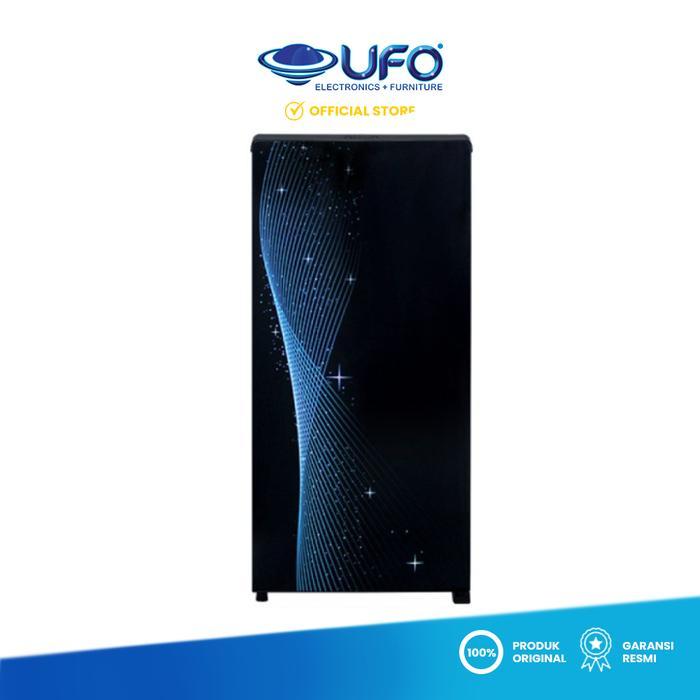 AQUA Kulkas 1 Pintu 165 Liter Giant Freezer - AQR-D205-MSB / AQRS205MSB