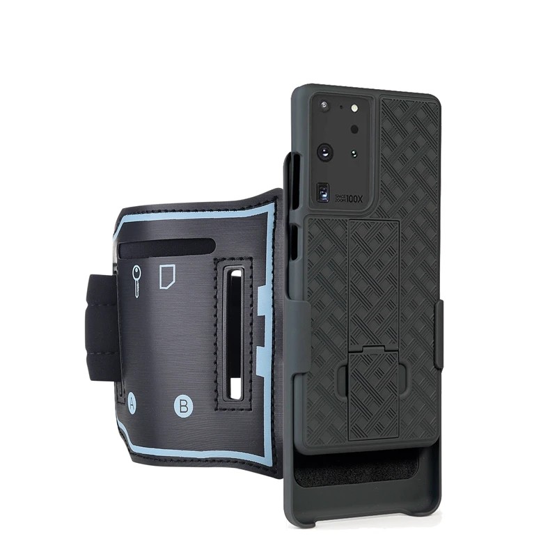 JUAL  Running sport Armband Case Arm Band Cover Hard back Case Phone Holder For Samsung Galaxy S20 S