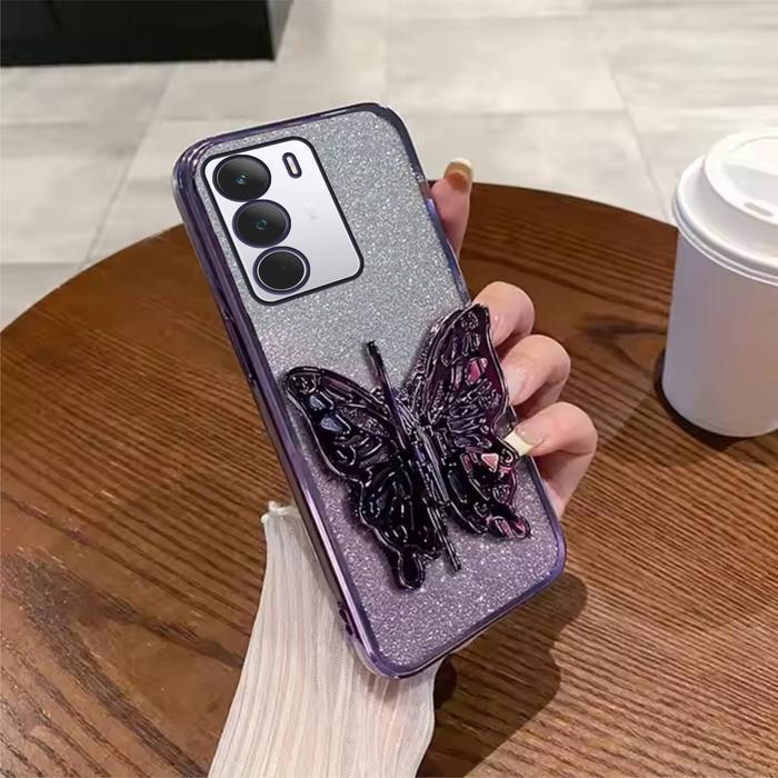 Aestora21 Case For Realme C71 Casing Luxury Glitter Premium Butterfly