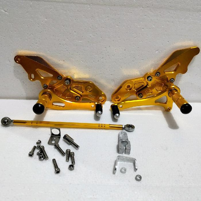 step underbone DKT model NUI Sato Vixion new nvl nva r15 old xabre full cnc Gold