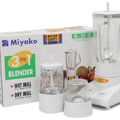 Blender Miyako BL102GS BL 102 GS kaca 3in1